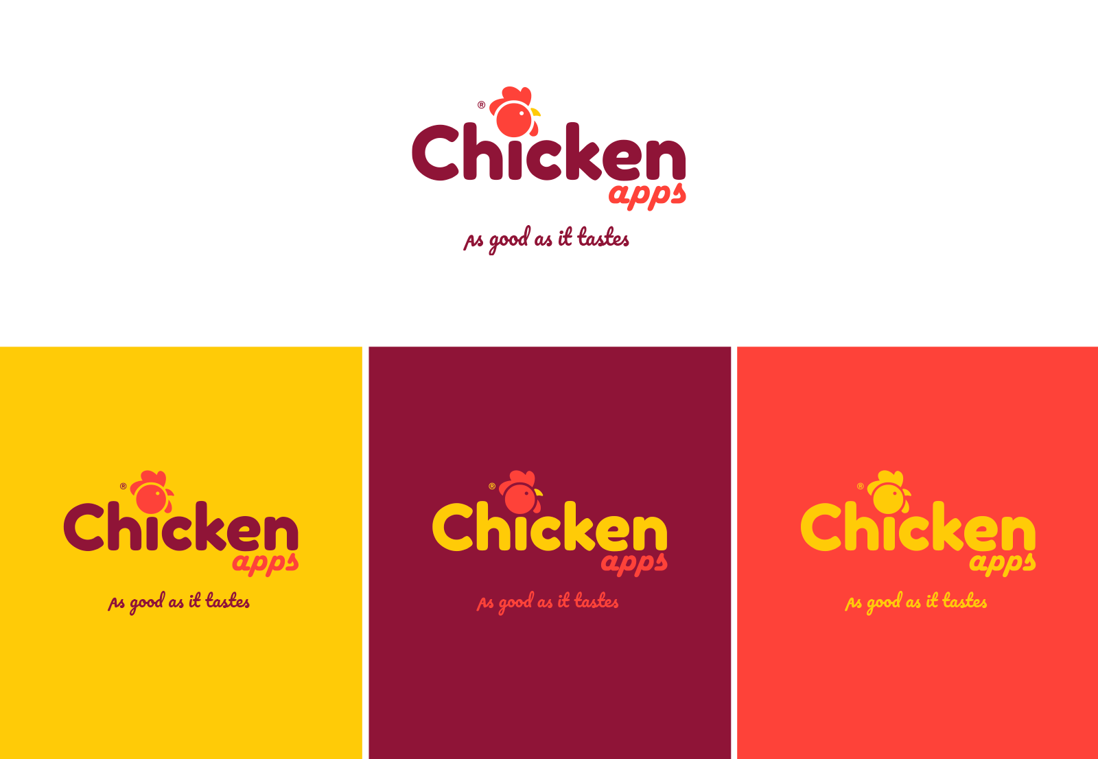 Chicken apps full branding