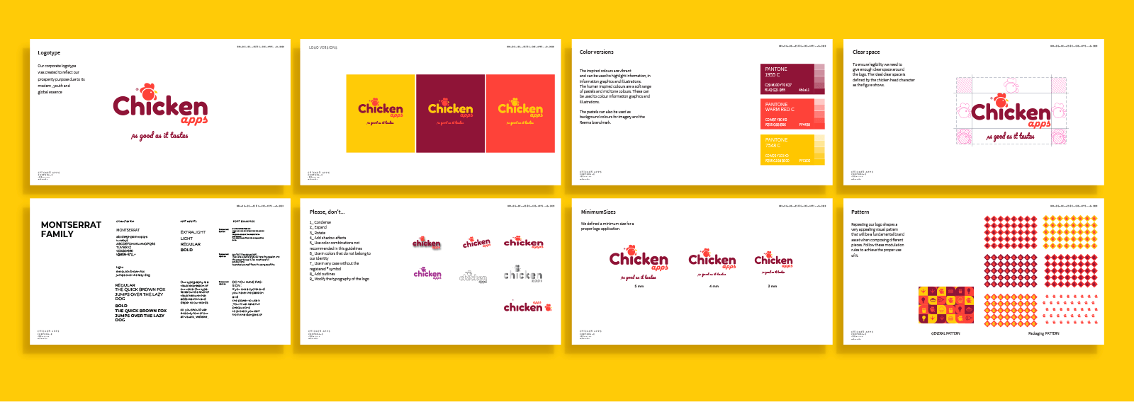 Chicken apps full branding